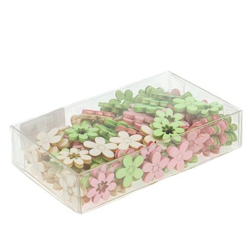 Floristik24 Fiore di legno Decorazione da controllare Ø2cm pastel ass. 144St