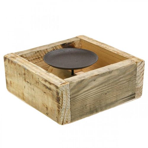 Prodotto Candeliere decorazione tavola portacandela decorazione legno 15×15cm