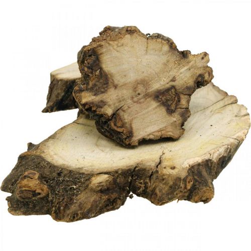 Floristik24 Dischi di legno deco root wood scatter decorazione legno 3-8cm 500g