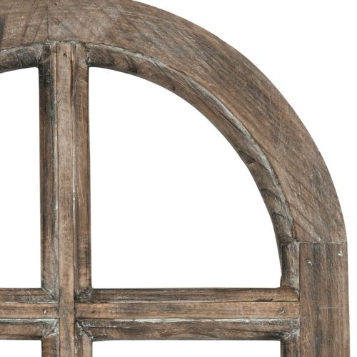 Floristik24 Decorazione in legno cornice per finestra decorativa rustica in legno marrone 29,5×48 cm