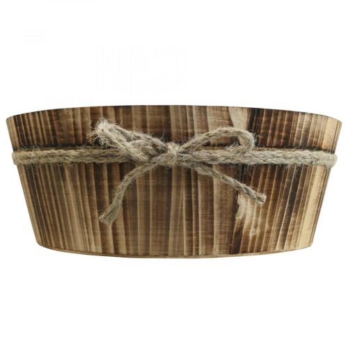 Prodotto Ciotola decorativa in legno legno naturale Decorazione rustica Ø28cm H10cm