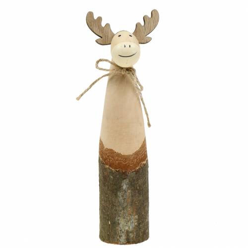 Floristik24 Deco alce natura H19,5cm