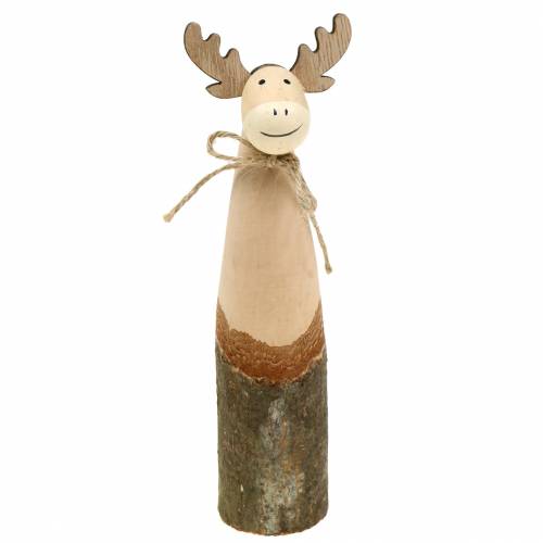 Floristik24 Deco alce natura H19,5cm