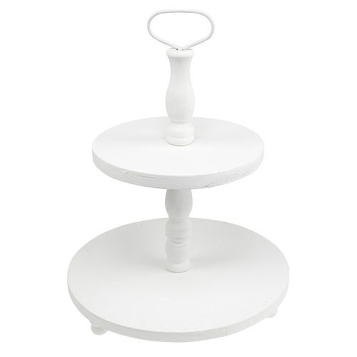 Mensola in legno bianca H50cm | Floristik24.it