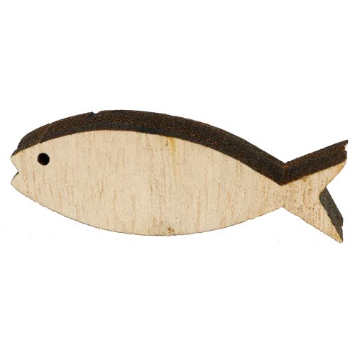 Floristik24 Decorazione sparsa pesce in legno 5 cm 16 pz