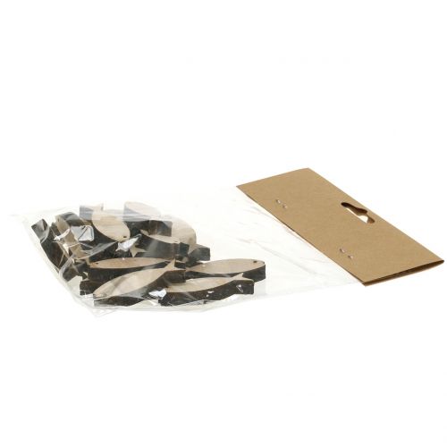 Floristik24 Decorazione sparsa pesce in legno 5 cm 16 pz