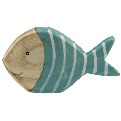 Prodotto Decorazione da tavolo per pesce in legno supporto per pesce in legno 15×8 cm 2 pz