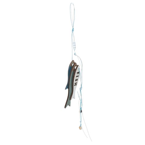 Appendiabiti in legno a forma di pesce, blu, 36 cm, 4 pezzi acquistare | Floristik24.it