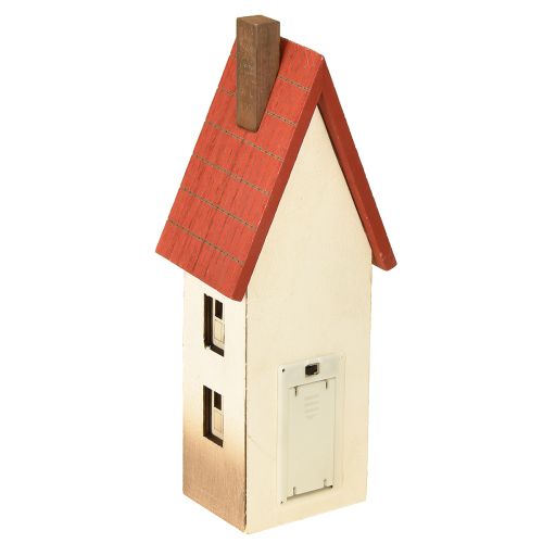 Prodotto Decorazione per casa in legno, luce rossa naturale per batteria 8,5×6,5×22 cm
