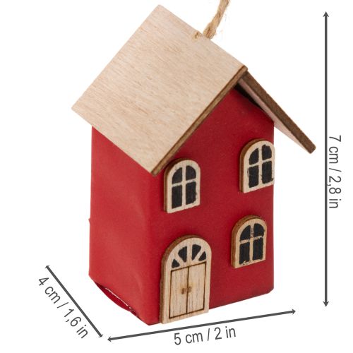 Set di decorazioni da appendere per la casa, stile scandinavo, 7 cm, 6 pezzi | Floristik24.it