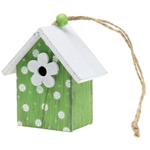 Floristik24 Casetta per uccelli Deco da appendere 8 cm 6 pezzi