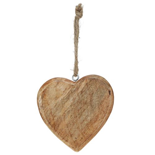 Prodotto Cuore in legno cuori decorativi naturali da appendere in legno 10 cm 8 pz