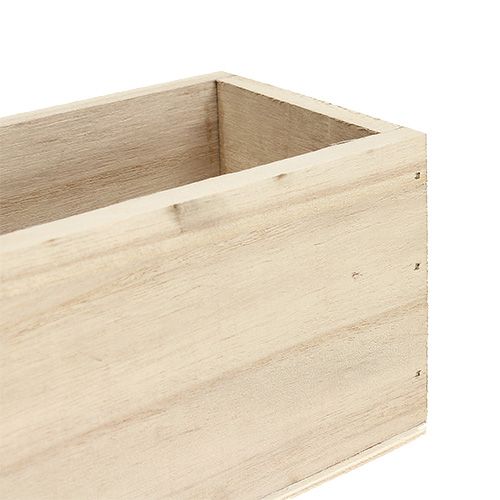 Floristik24 Scatola di legno naturale 32 cm x 9 cm H 8,5 cm