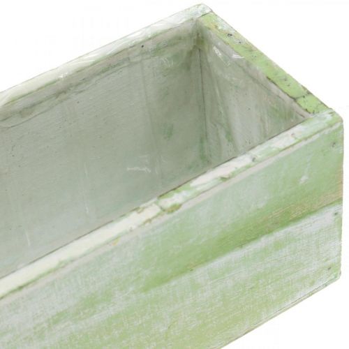 Floristik24 Fioriera, decorazione primaverile, scatola di legno, scatola di erbe L32cm