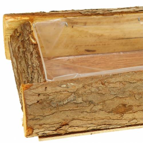 Prodotto Fioriera in legno naturale 40 cm x 15 cm H6 cm