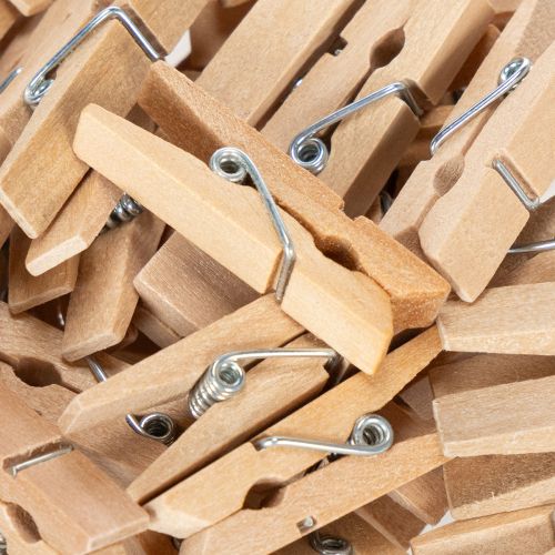 Prodotto Mini mollette in legno decorative da 3,5 cm, 50 pezzi
