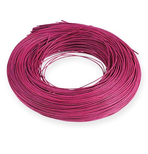 Floristik24 Tubo in rattan rosa 1,3mm 250g