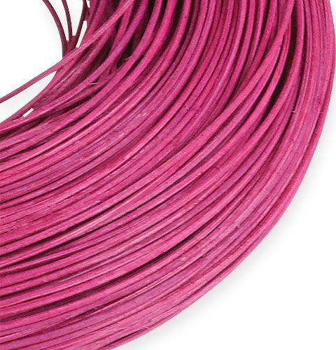 Floristik24 Tubo in rattan rosa 1,3mm 250g