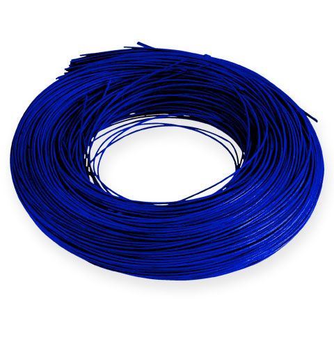 Floristik24 Tubo di vimini blu 1,3 mm 250 g