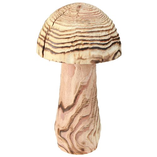 Prodotto Fungo in legno per fungo decorativo in piedi in legno di Paulownia Ø15cm H28cm