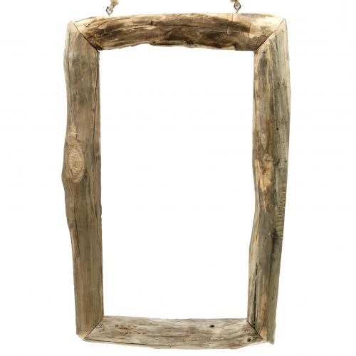 Floristik24 Cornice in legno naturale per appendere 80 cm x 48 cm