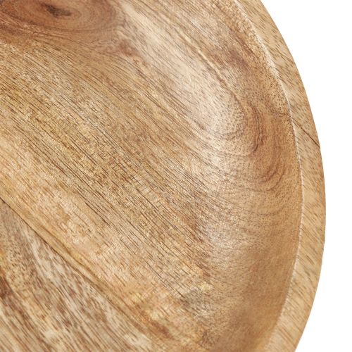 Prodotto Ciotola in legno con piede ciotola decorativa legno nero naturale Ø25cm