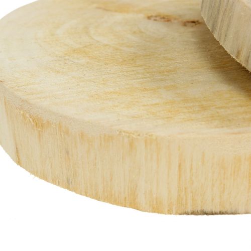 Floristik24 Dischi in legno naturale Ø15cm 2 pezzi