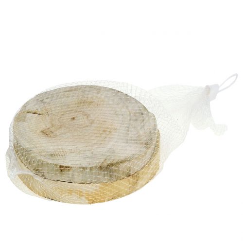Floristik24 Dischi in legno naturale Ø15cm 2 pezzi
