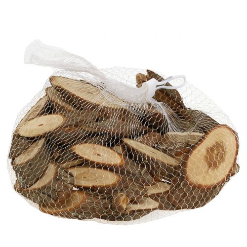 Floristik24 Dischi in legno ovali naturali 500g