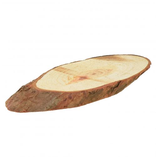 Prodotto Dischi di legno ovali per decorazioni da tavola, forniture artigianali 6,5-8 cm 450 g