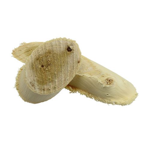 Floristik24 Fette di legno di gelso sbiancato 500g