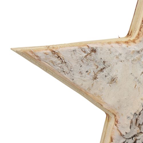 Prodotto Appendiabiti decorativo decorazione stelle in legno decorazione rustica legno bianco Ø20cm