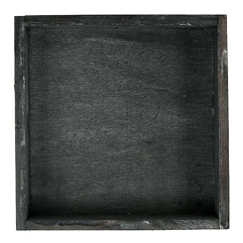 Prodotto Vassoio in legno grigio 14 cm x 14 cm x 3 cm 5 pezzi