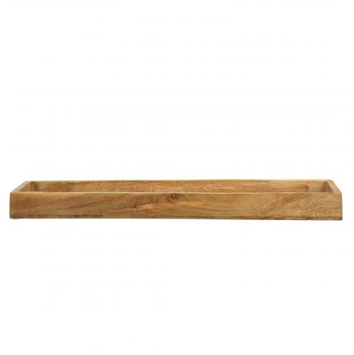 Prodotto Vassoio in legno vassoio decorativo in legno di mango naturale 50x14x4cm