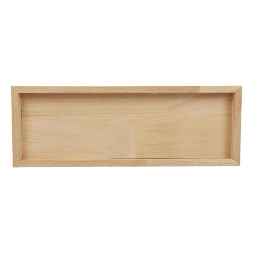 Prodotto Vassoio in legno vassoio decorativo in legno rettangolare naturale 50×17×2,5 cm