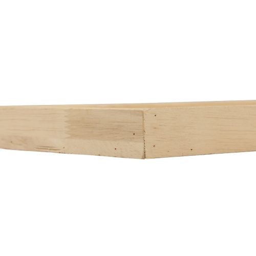 Floristik24 Vassoio in legno vassoio decorativo in legno rettangolare naturale 50×17×2,5 cm