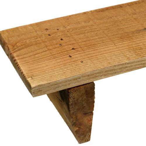 Floristik24 Vassoio in legno con piedini naturale 58cm H10cm