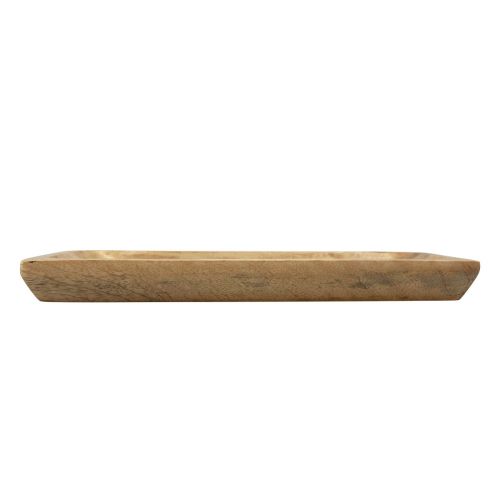 Prodotto Vassoio in legno rettangolare in legno di mango naturale 25x13x2,5 cm