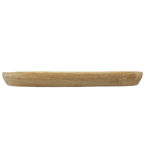 Prodotto Vassoio in legno vassoio ovale in legno di mango naturale 28×12×2,5 cm