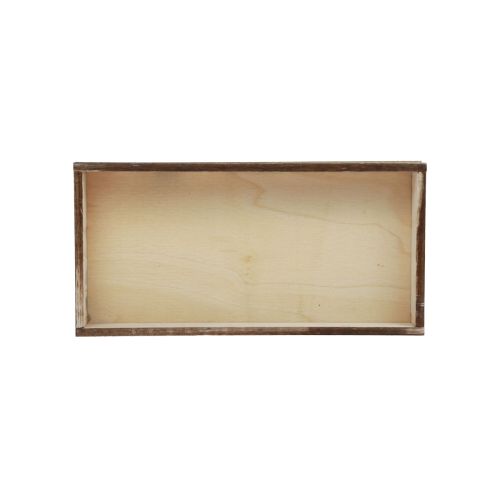 Prodotto Vassoio in legno fiammato vassoio decorativo da tavolo decorazione rustica 20×10×3cm