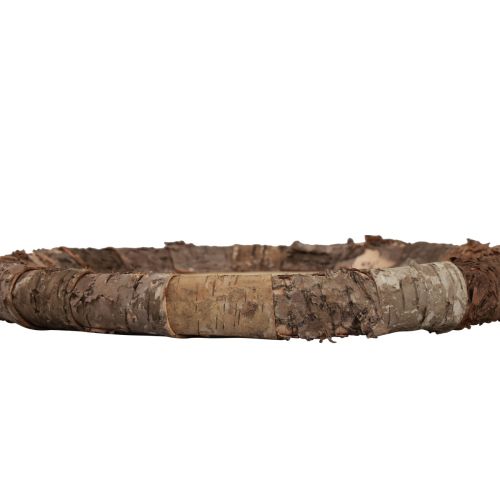 Prodotto Vassoio decorativo piatto in legno decorazione rustica in legno naturale Ø27cm