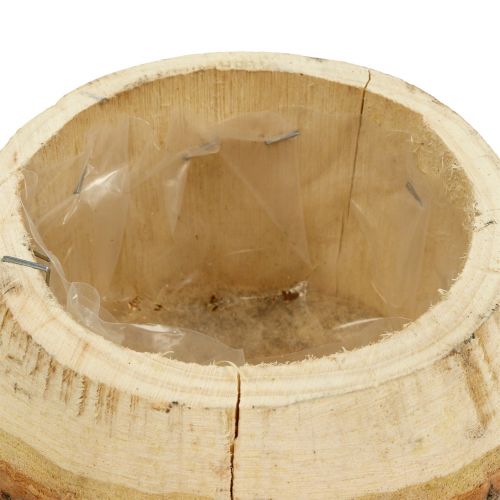 Floristik24 Vaso in legno per piantare la natura Ø14cm