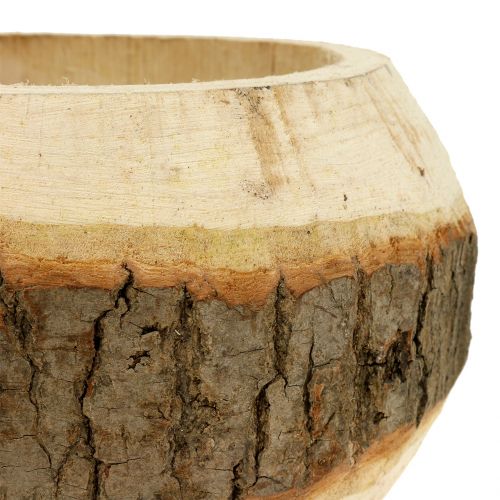 Floristik24 Vaso in legno per piantare la natura Ø14cm