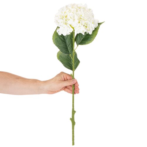Ortensia artificiale a stelo lungo, fiore artificiale da 60 cm | Floristik24.it