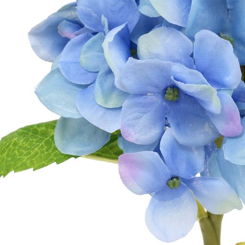 Floristik24 Fiore artificiale ortensia blu 36 cm