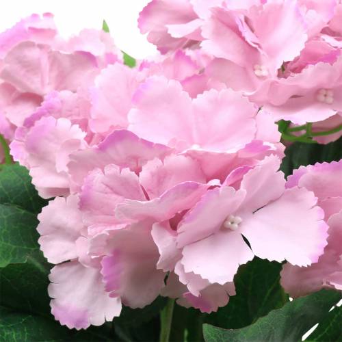 Floristik24 Ortensia in vaso rosa artificiale 35 cm