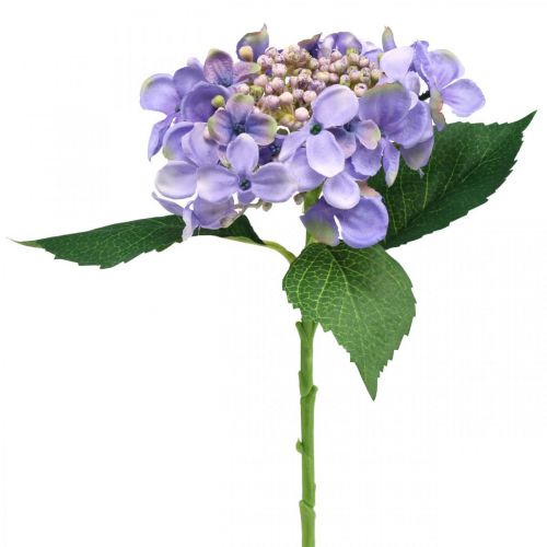 Prodotto Ortensia decorativa, fiore di seta, pianta artificiale viola L44cm