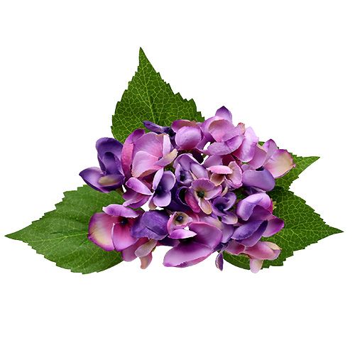 Floristik24 Ortensia viola 33 cm 1 pz
