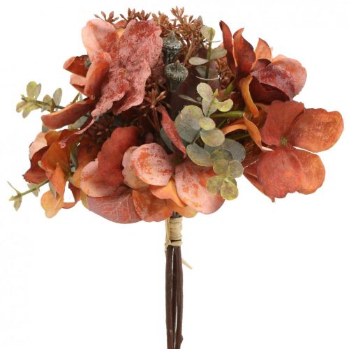 Bouquet di ortensie fiori artificiali decorazione da tavola 23cm