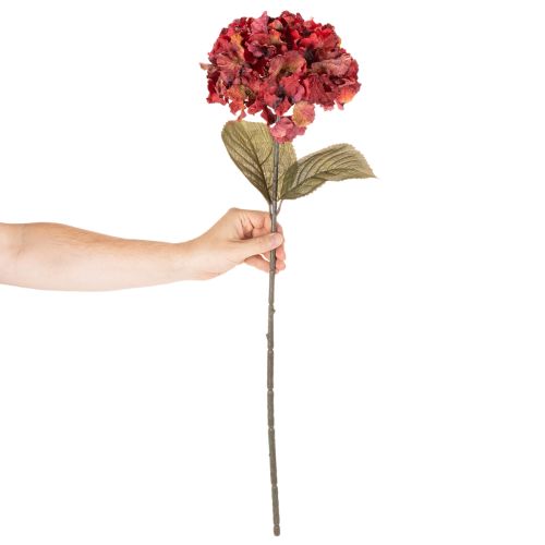 Ramo fiorito di ortensia artificiale, fiore grande, 74 cm | Floristik24.it
